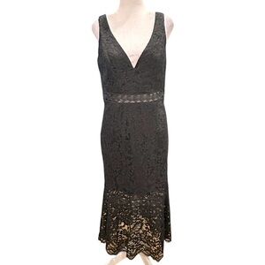 Bardot black lace dress size 8/M
